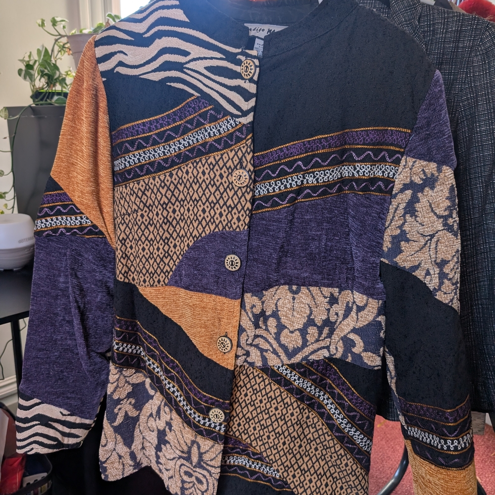 Multicolor Patterned Jacket - image 1